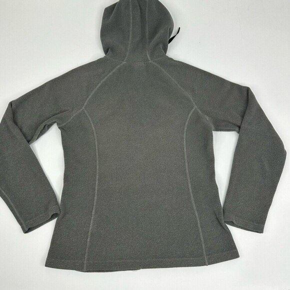 The North Face‎ Women's Grey Polartec Classic Full Zip Fleece Hooded Jacket S/37 - Picture 8 of 16